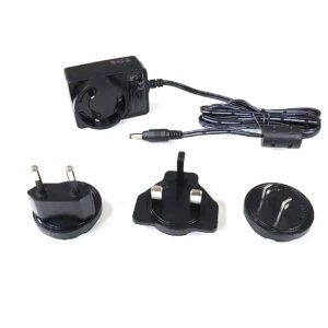 images Model 3630E-PWR power adaptor for single slot cradle, plugs US/EU/UK, 5V/3A
