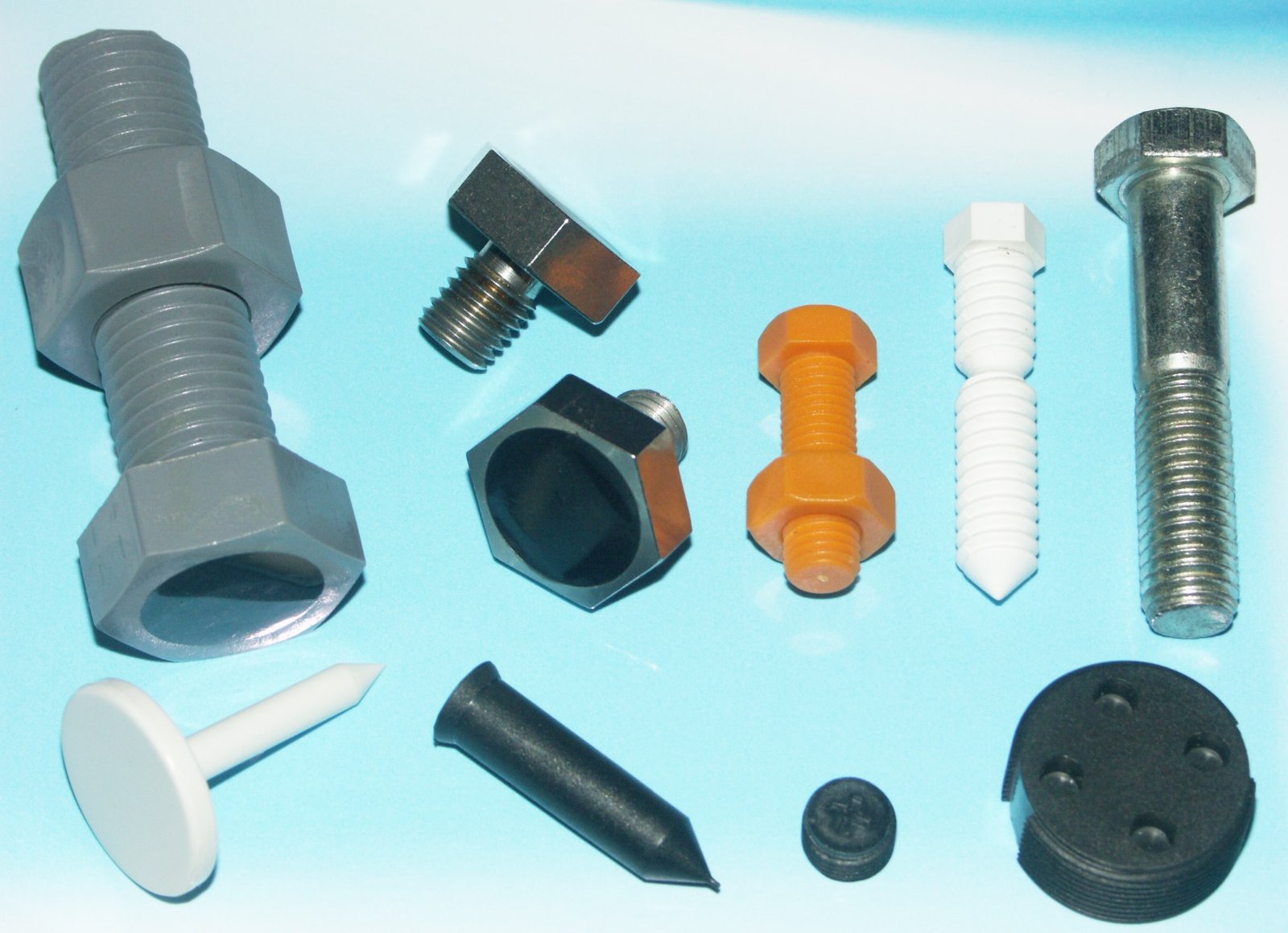 Model ST1208 ABS Threaded Black Plug Tag, 12mm diameter x 8mm tall, UHF ...