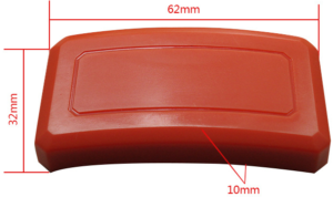images Model A6332-TANK Cylinder Tank Tag, Metal Mount, Orange, 63x32x10mm w/peel & stick, UHF 902-928 MHz passive RFID
