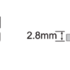 Model F1504 FR4 Tag, Mount on Metal High Temperature 200C, 15x4mm, UHF 902-928 MHz passive RFID