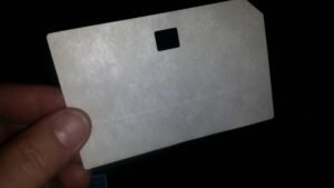 Model FP11070-HT-H3 Fibrous Paper Tag, High Temp 230C,  110mm x 70mm x 0.2mm, UHF 902-928 MHz passive RFID, Alien Higgs 3 chip