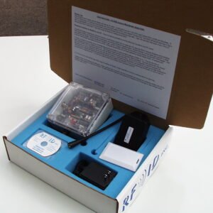 Includes 800-0232-31/PJ Ethernet Reader & 800-0233-25 External Ant. AC Pwr Supply, 3 Tags, carrying case