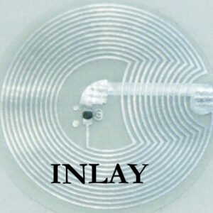 Model HF-1503-25-SLIX RFID sticky back Inlay, 25mmm diameter, 896 bits NXP ICODE SLIX ISO 15693 memory chip
