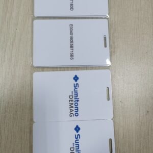 Model P8654S-7017-H9 PVC Tag, Employee Badge w/top slot, 86x54mm w/70x17mm Alien 9962 Inlay & Higgs9 chip, UHF 902-928 MHz passive RFID
