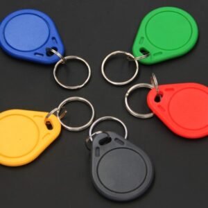 Model KF-OR Key Fob Tag, ABS, Orange round, UHF 902-928 MHz passive RFID