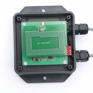 Model HF-3021E-RS232-PJ -IA HF 13.56 MHz ISO 15693 & ISO 14443 RFID Reader w/internal Antenna, ABS housing, serial pigtails, power jack