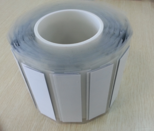 images Model ML9522-MR6P Metal Mount Label on Roll Stock, 95x22mm, Monza R6P memory chip, UHF 902-928 MHz passive RFID