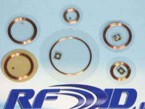 images Model 1760-30-P/S-RW Clear Laminate Tag, Peel & Stick, 30mm diameter, 125 KHz LF RFID Tag