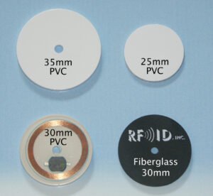 13.56 MHz HF PVC Laminate RFID Tags