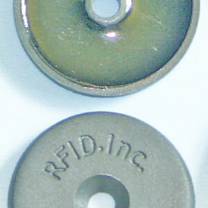 Model HF-1572-22HT-N213 High Temperature 230C RFID Tag, 22x3mm with 3mm countersunk center hole, 180 Bytes NXP NTAG213 ISO 14443A NDEF NFC memory chip