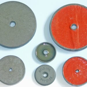 Model 1772-50-RW-UHT 50mm diameter x 6mm w/center hole, ultra high temp 250C, 125 KHz LF RFID Tag