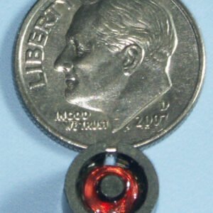 Model 1773-RW In Metal Mount Pot Core Tag, 8.5mm diameter x 5mm tall, 125 KHz LF RFID Tag