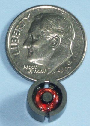 images Model 1773-RW In Metal Mount Pot Core Tag, 8.5mm diameter x 5mm tall, 125 KHz LF RFID Tag