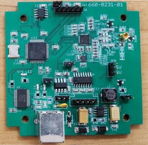 images Model HF-3021-RS232/USBPCB HF 13.56 MHz ISO 15693 & ISO 14443 RFID Reader, PCB level, no enclosure, w/o Antenna
