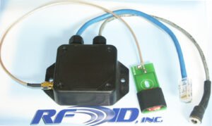 images Model 5130-04SA08 CAN Networkable 2.5" square Reader (needs external Antenna), M12 Connector, 24vdc, 8 characters
