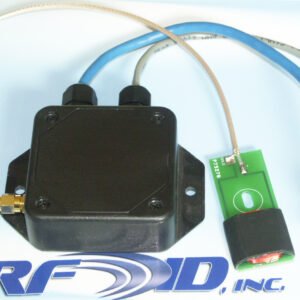 Model 5130-04SA08 CAN Networkable 2.5" square Reader (needs external Antenna), M12 Connector, 24vdc, 8 characters