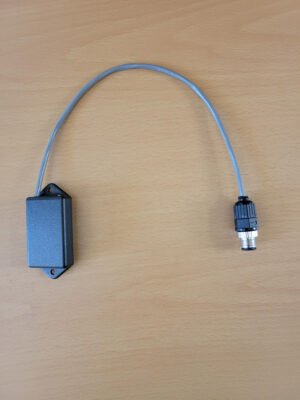 images Model 5131+-14SA16 CAN Networkable 4" x 2" x .575" Nano+ Reader Smart Antenna, pigtail wiring, 24vdc, 16 characters