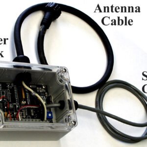 Model 7002E-RW16/32 RS232 125 KHz RFID Reader, 9 PIN serial, power pigtails, 16/32 read write