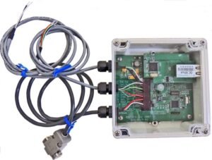 Model 8085E-04SIA08 LF 125 KHz RFID Modbus RTU Interface/Reader/Internal Antenna, M12 connector, 24vdc, 8 char