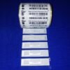 Model 9824-TMP Temperature Sensing White PET Label Tag, 98x24mm, NMV2D CABO memory chip, UHF 902-928 MHz passive RFID
