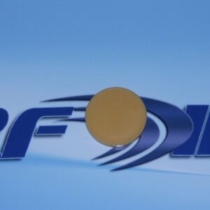 Model A20 ABS Coin Tag, yellow, 20mm diameter x2.5 mm Thick, UHF 902-928 MHz passive RFID