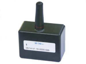 images Model AT-OM Omni-Directional Active RFID Tag, w/external stubby Antenna, IP69 Weatherproof, Programmed for Auto Tuning