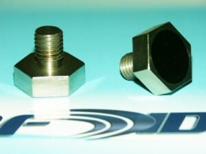 images Model BT1225 Metal Bolt Tag, 12mm diameter shaft x 15mm length, 25mm diameter hex head, UHF 902-928 MHz passive RFID