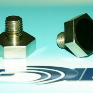 Model BT1225 Metal Bolt Tag, 12mm diameter shaft x 15mm length, 25mm diameter hex head, UHF 902-928 MHz passive RFID