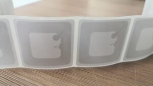 images Model HF-1503-50SQLB-SLIX Label Tag, 50mm square, available with ISO 15693 or 14443 NFC memory chip