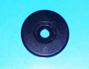 images Model HF-1562-30-SLIX ABS Disc Tag, 30mm diameter x 4.3mm tall, 6mm center hole, 896 bits NXP ICODE SLIX ISO 15693 memory chip