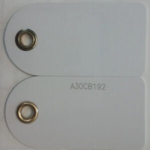 Model HF-1568-08-SLI PVC Laminate Arch RFID Key Fob 28x54mm, 1024 bits NXP ICODE SLI ISO 15693 memory chip