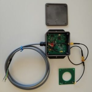 Model HF-3021E-RS232 HF 13.56 MHz ISO 15693 & ISO 14443 RFID Reader, ABS housing, pigtails both serial & power, needs ext Ant