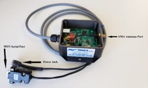 images Model HF-3021E-RS232-9PPJ HF 13.56 MHz ISO 15693 & ISO 14443 RFID Reader, ABS housing, 9pin serial, power jack, needs ext Ant