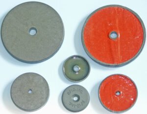 images Model HF-1572-30-HT-MC1K High Temperature 230C RFID Tag, 30x5.8mm with 3mm center hole, 1k bits NXP Mifare Classic EV1 1k S50 ISO 14443