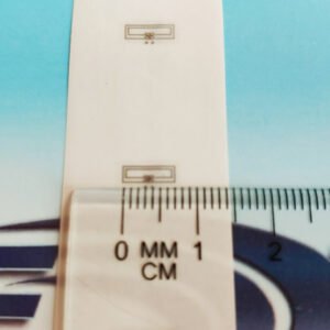Model IW0703-H4 Wet Inlay Tag, 7x3mm coil on 8x4mm inlay with Alien Higgs 4 memory chip, UHF 902-928 MHz passive RFID