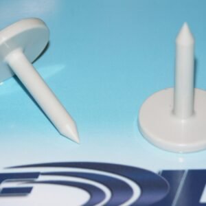 Model N3706 ABS Nail Tag, white, 37mm head x 6mm diameter shaft, UHF 902-928 MHz passive RFID
