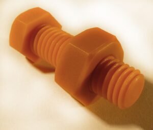 images Model PBT1438 ABS Bolt Tag, orange, 14mm diameter x 38mm length, UHF 902-928 MHz passive RFID