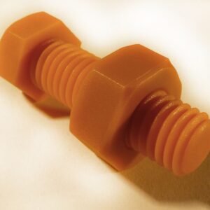 Model PBT1438 ABS Bolt Tag, orange, 14mm diameter x 38mm length, UHF 902-928 MHz passive RFID