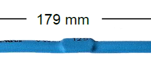 Model S179 Embeddable Wraparound Strap Tag, blue, 179 length x 3mm dia., UHF 902-928 MHz passive RFID