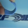 Model SL5525 Silicon Laundry Tag, Blue, 55x25x2mm, UHF 902-928 MHz passive RFID
