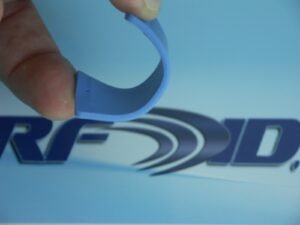 images Model SL5525 Silicon Laundry Tag, Blue, 55x25x2mm, UHF 902-928 MHz passive RFID
