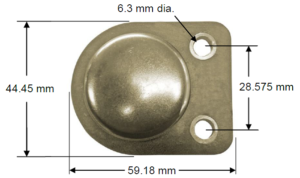 images Model W5944M-HT Weldable Metal Mount High Temp 300C Tag, 59x44x15mm, UHF 902-928 MHz passive RFID
