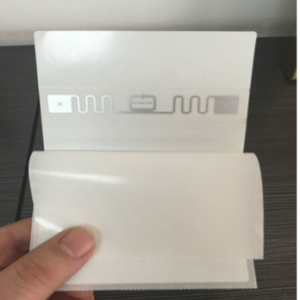 images Model RS102152-R6 PP Label on Roll of 500 w/perforation & demarcation line, 102x152mm 4x6 inches, Impinj Monza R6 chip, UHF 902-928 MHz passive RFID