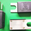 Model 7334-TMP Temperature Sensing Bus Bar Tag, fork tong metal mount, 73x34x11mm, NMV2D CABO memory chip, UHF 902-928 MHz passive RFID