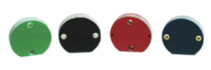 images Model F16 FR4 Tag, Mount on Metal High Temperature 200C, 16mm diameter, UHF 902-928 MHz passive RFID