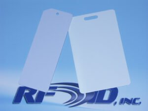 images Model P7515 PVC Tag, Peel & Stick backing, 75mm x 15mm, UHF 902-928 MHz passive RFID