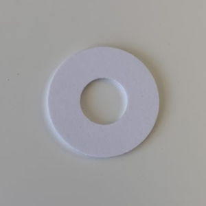 Model HF-1561-38-SLIX2 PVC Laminate Disc Tag, 38mm diameter x 1.5mm tall w/16mm center hole, peel & stick, 2528 bits NXP ICODE SLIX2 ISO 15693 memory chipX2 ISO 15693 memory chip