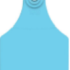 Model AET10074B-M4QT Animal Ear Tag, Blue, 100x74mm w/backing, M4QT chip on Impinj H47 44x44mm square inlay, UHF 902-928 MHz passive RFID