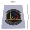 Model P6045 PVC Hangtag, 60mm x 45mm, UHF 902-928 MHz passive RFID