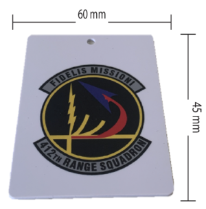 images Model P6045 PVC Hangtag, 60mm x 45mm, UHF 902-928 MHz passive RFID